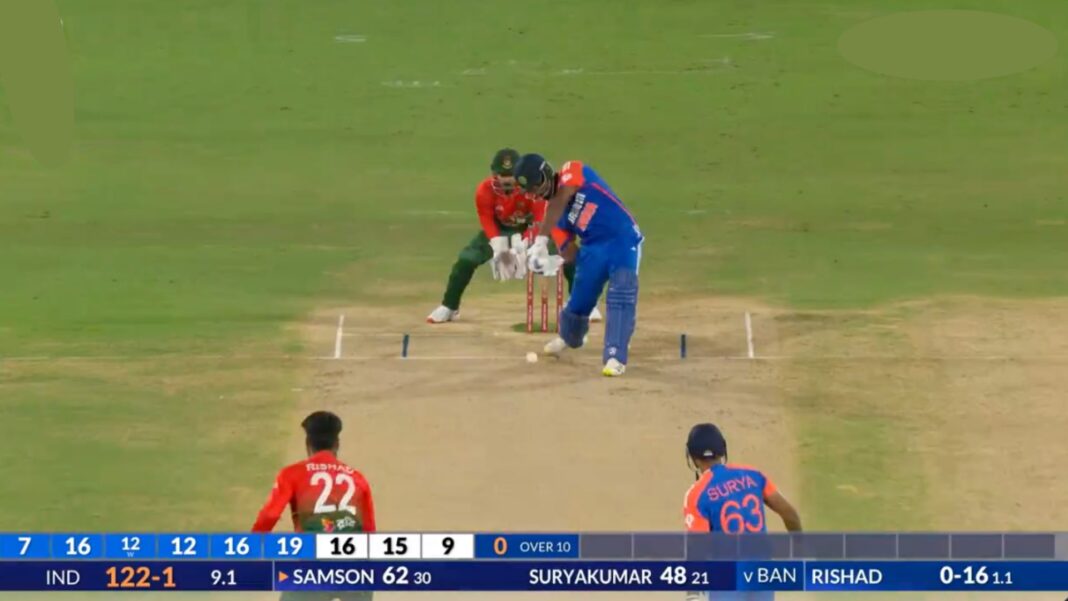 Sanju Samson five sixes in 3rd T20I vs Bangladesh